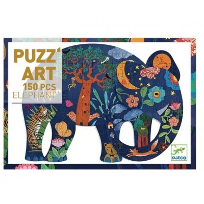 PUZZ'ART - ELEPHANT - 150 PCS - DJECO