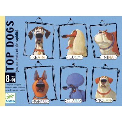 JEU DE CARTES TOP DOGS - DJECO