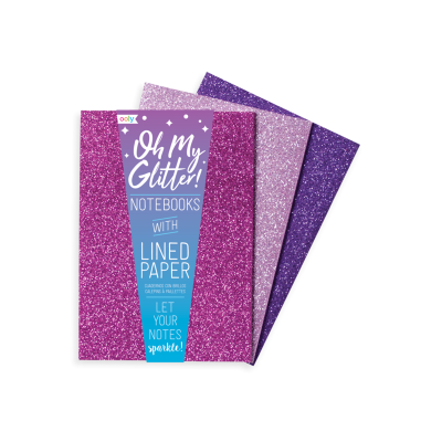 OH MY GLITTER! NOTEBOOKS - AMETHYST- OOLY