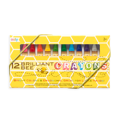 12 CRAYONS CIRE D'ABEILLE - OOLY