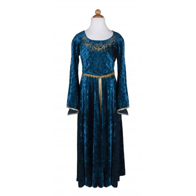 ROBE REINE GUENIEVRE TURQUOISE, TAILLE US 9-10 GREAT...