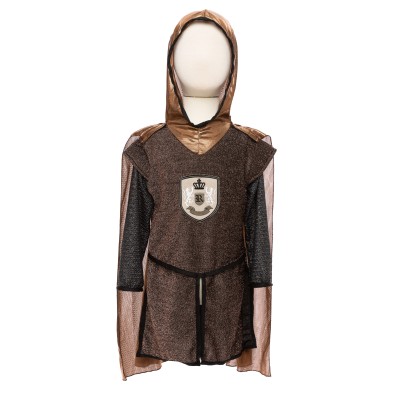 TUNIQUE ET CAPE DE CHEVALIER  BRILLIANT CUIVRE  7-8 ANS -...