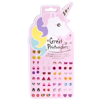 SET DE 30 PAIRES DE STICKERS D'OREILLES - GREAT PRETENDERS