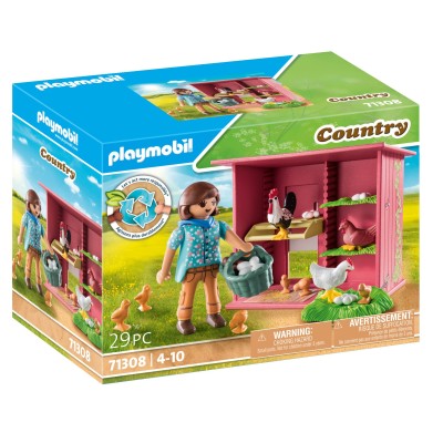 AGRICULTRICE ET POULAILLER- PLAYMOBIL