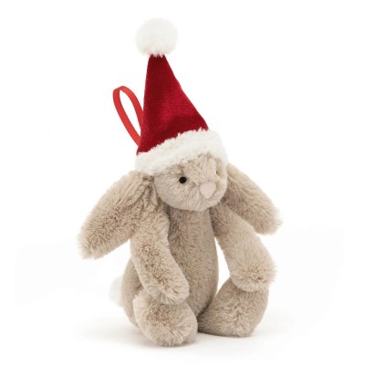 BASHFUL LAPIN DE NOEL A SUSPENDRE - JELLYCAT