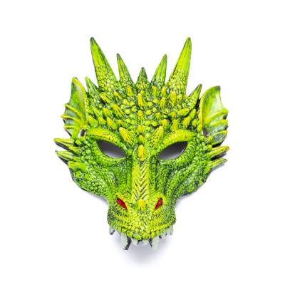 MASQUE DE DRAGON VERT - GREAT PRETENDERS