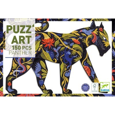 PUZZ'ART - BLACK PANTHER 150 PCS -DJECO