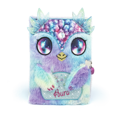 AGENDA SECRET COUVERTURE PELUCHE - AURA