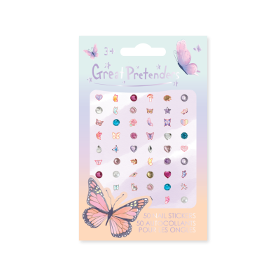 AUTOCOLLANT POUR LES ONGLES - BUTTERFLY - GREAT PRETENDERS