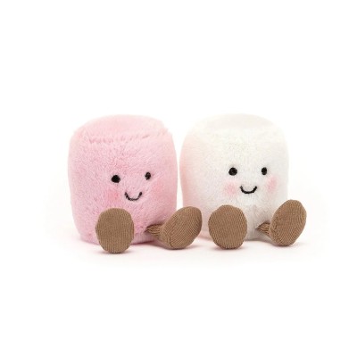 AMUSEABLE PINK AND WHITE MARSHMALLOWS - JELLYCAT
