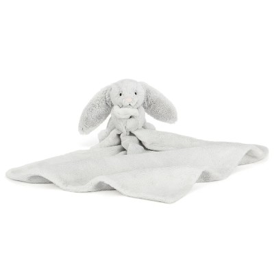 BASHFUL SILVER BUNNY SOOTHER - JELLYCAT