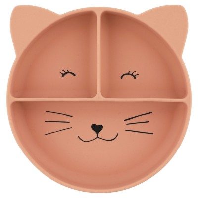 ASSIETTE COMPARTIMENTEE EN SILICONE - MRS CAT- TRIXIE