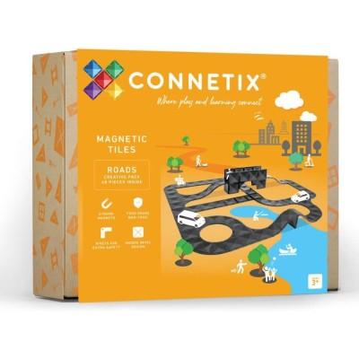 TUILES MAGNETIQUES ROUTE 48 PCS -CONNETIX TILES