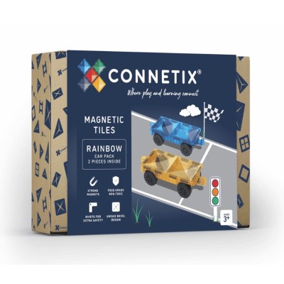 RAINBOW CAR PACK 2 PC -CONNETIX TILES