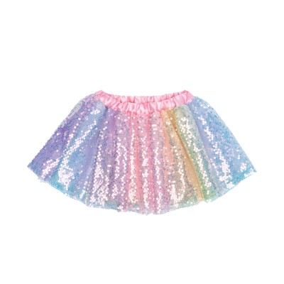 TUTU SEQUINS MULTICOLORE PASTEL 4-6 ANS - GREAT PRETENDERS