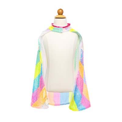 CAPE SEQUINS RAYEE MULTICOLORE 4-6 ANS - GREAT PRETENDERS