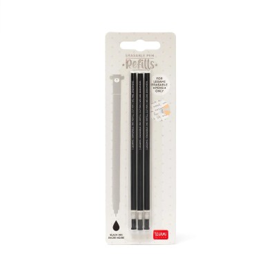 SET DE 3 RECH NOIR POUR STYLO À ENCRE GEL EFFAÇABLE  -...