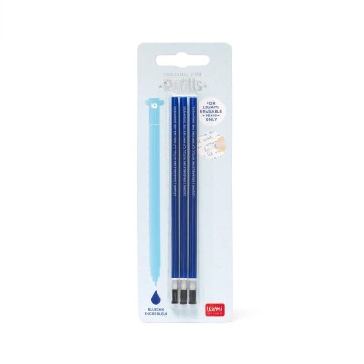 SET DE 3 RECH BLEU POUR STYLO À ENCRE GEL EFFAÇABLE  -...