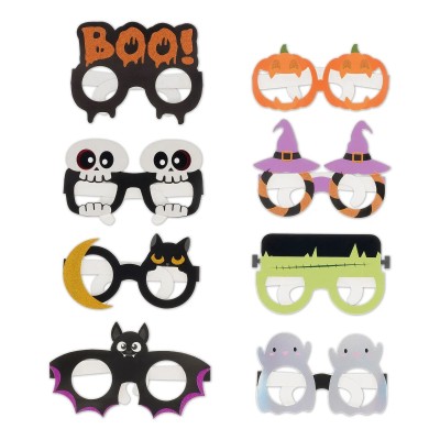 8 LUNETTES EN PAPIER HALLOWEEN- LEGAMI