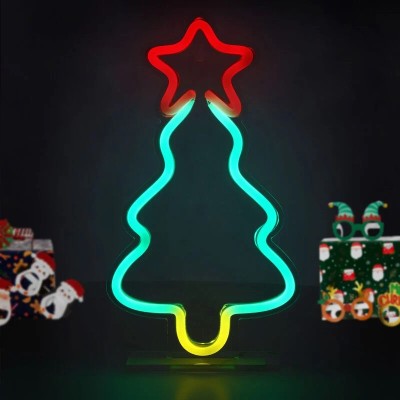 ENSEIGNE LUMINEUSE EFFET NEON SAPIN- LEGAMI