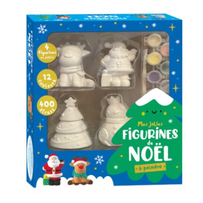 MES JOLIES FIGURINES DE NOEL A PEINDRE -123SOLEIL