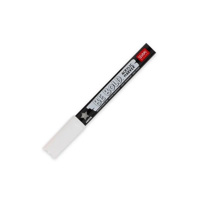 MARQUEUR ACRYLIQUE- BE BOLD - WHITE - LEGAMI