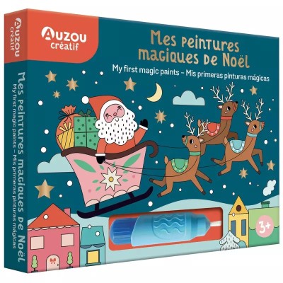 1ERES PEINTURES MAGIQUES DE NOEL - AUZOU