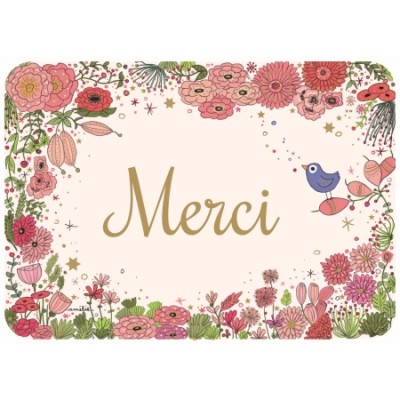 CARTE MERCI - CARTES D'ART