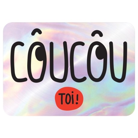 CARTE COUCOU TOI- CARTES D'ART