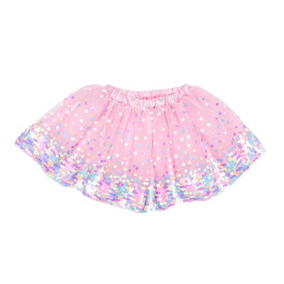 TUTU PARTY FUN- ROSE ET SEQUINS MULTICOLORE FLUO 4-6 ANS...