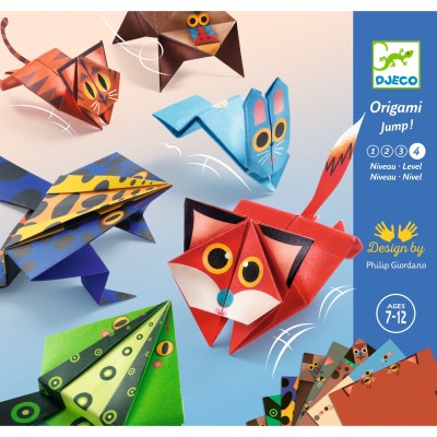 ORIGAMI - ANIMAUX SAUTEURS -DJECO