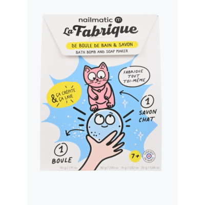 LA FABRIQUE DE SAVON & BOULE DE BAIN CREPITANTE - NAILMATIC