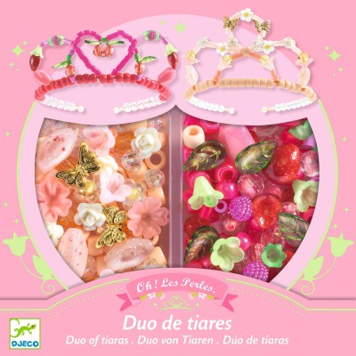 DUO DE TIARES, ROSE - DJECO