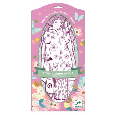 COLORIAGE GRAND FORMAT -ROSEMARY & SES AMIES - DJECO