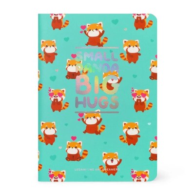 CAHIER LIGNE - RED PANDA SMALL - LEGAMI