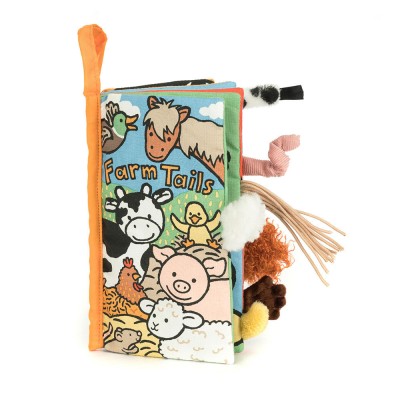 LIVRE TISSUS FARM TAILS - JELLYCAT