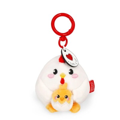 PORTE CLE PELUCHE - TINY POULE -LEGAMI