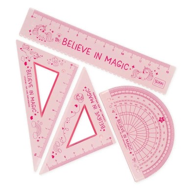 SET DE GÉOMÉTRIE - YOU RULE  -UNICORN  -LEGAMI