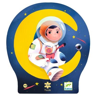 UN ASTRONAUTE DANS LA LUNE - 36 PCS - DJECO