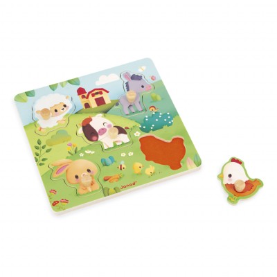 FERME - PUZZLE TACTILE FERME - JANOD