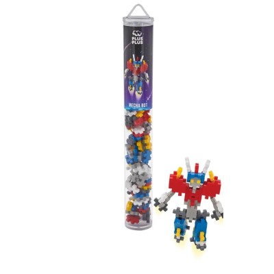 PLUS-PLUS TUBE MECHA BOT - 100 PCS