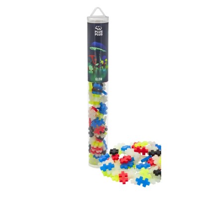 PLUS-PLUS TUBE PHOSPHORESCENT - 100 PCS