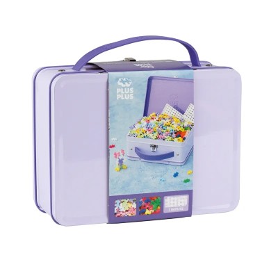 PLUS-PLUS VALISETTE METAL PASTEL & NEON - 600 PCS