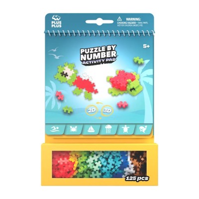 PLUS-PLUS BLOC D'ACTIVITE - OCEAN - 125 PCS