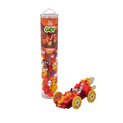 PLUS-PLUS TUBE VOITURE FEU - 200 PCS