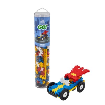 PLUS-PLUS TUBE VOITURE SUPER HEROS - 200 PCS