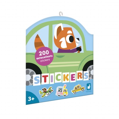 200 STICKERS EN PLANCHES - VEHICULES - JANOD