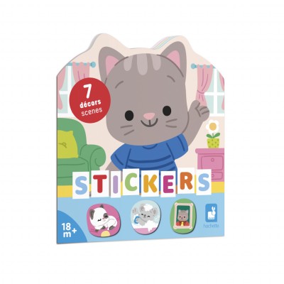CAHIER DE STICKERS - LA MAISON - JANOD