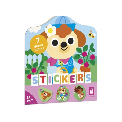CAHIER DE STICKERS - LE JARDIN - JANOD