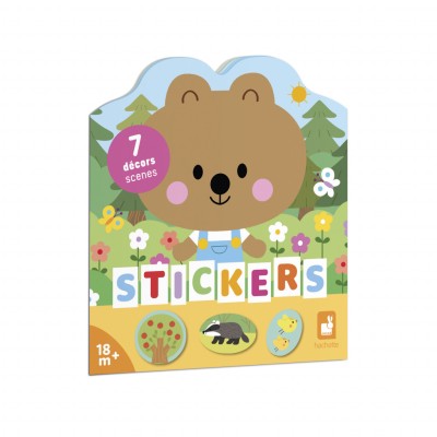 CAHIER DE STICKERS - LA FORET - JANOD